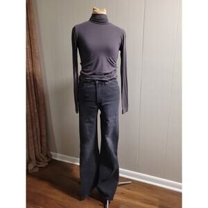 GAP - gap pure body Women's XS Grey Cotton Modal Turtleneck